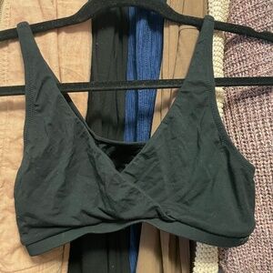 Kyte baby bra and underwear set black small